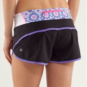 Lululemon Run Speed up Shorts Quilt Summer Sz 2